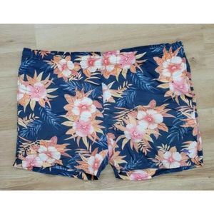 Tommy Bahama Mens Swim Trunks Size XXL Floral Blue